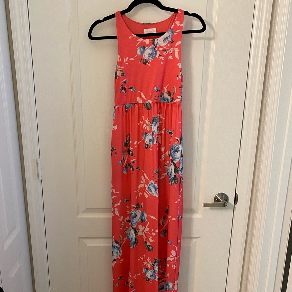 Pink Lily Pink Maxi Dress